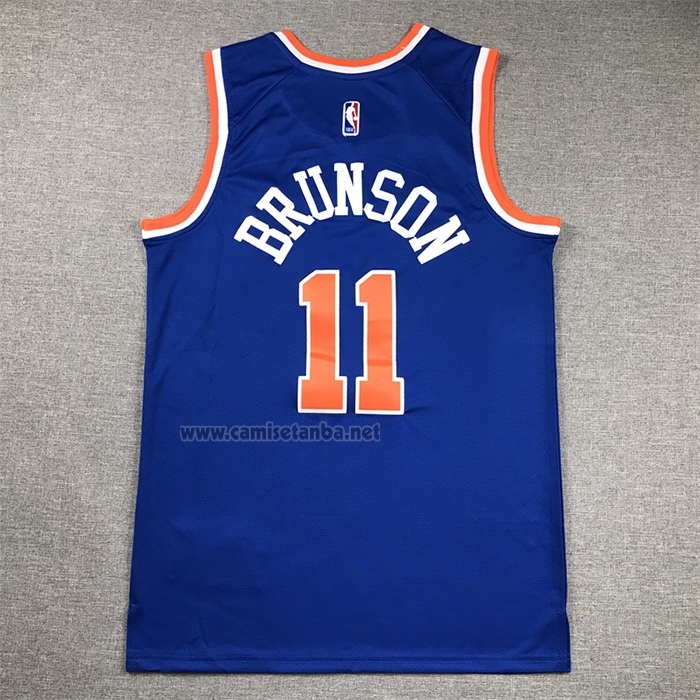 Camiseta New York Knicks Jalen Brunson #11 Icon 2022-23 Azul